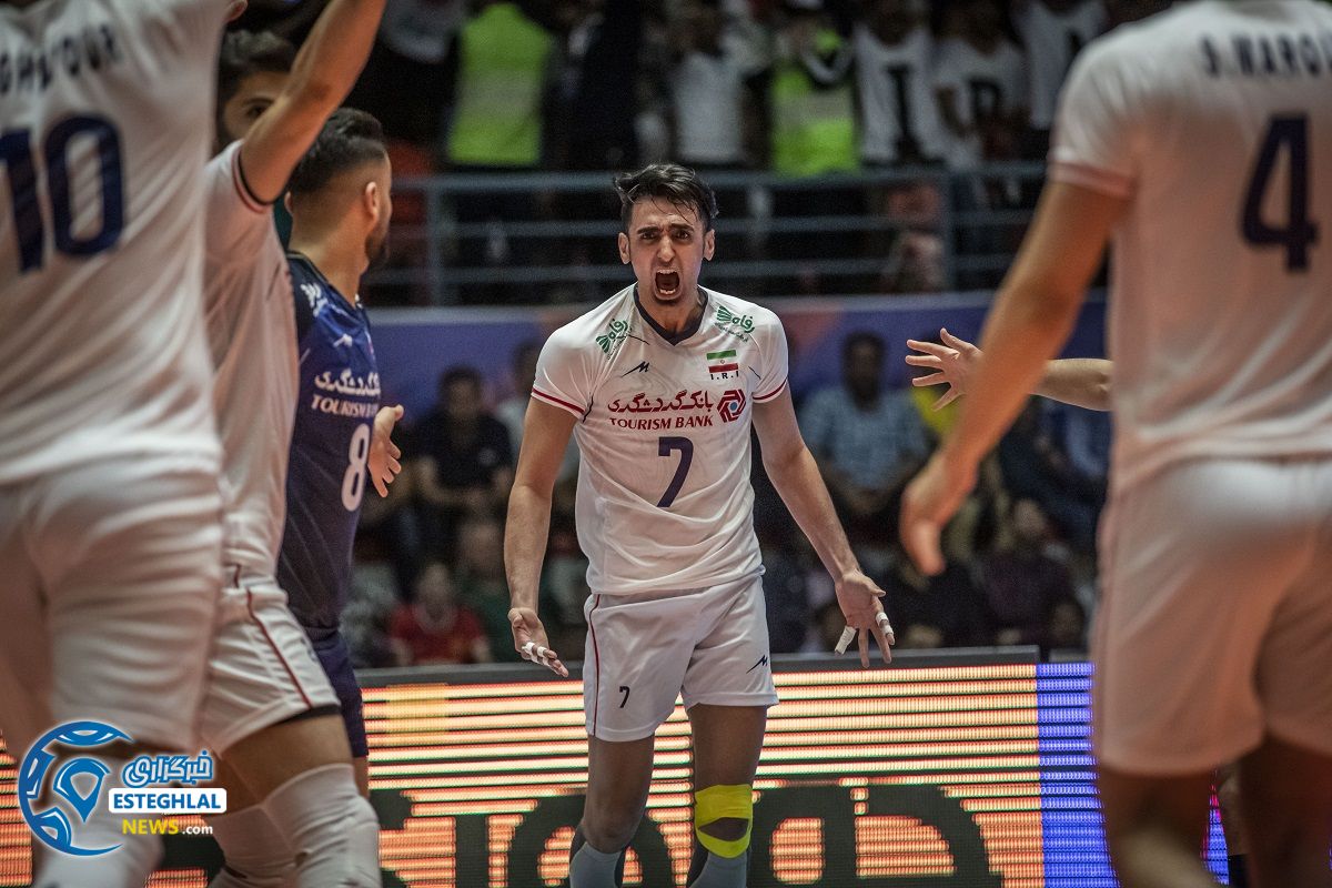 دیدار تیم های ملی والیبال ایران و پرتغال