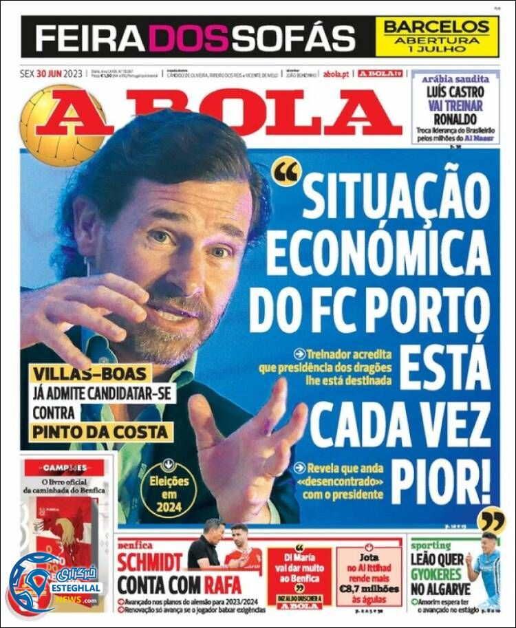 روزنامه ورزشی آبولا جمعه 9 تیر 1402 