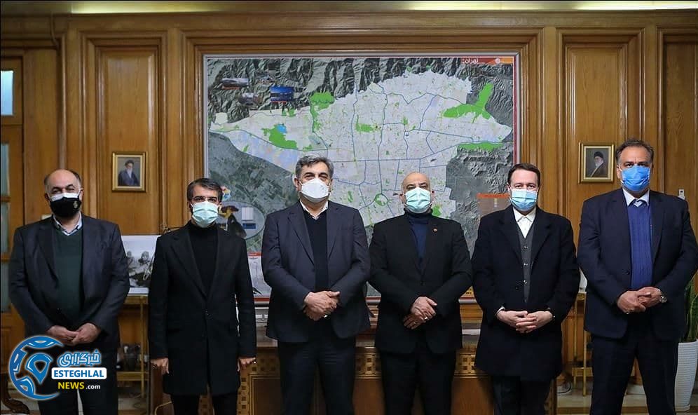 دیدار مدیران سرخابی با حناچی