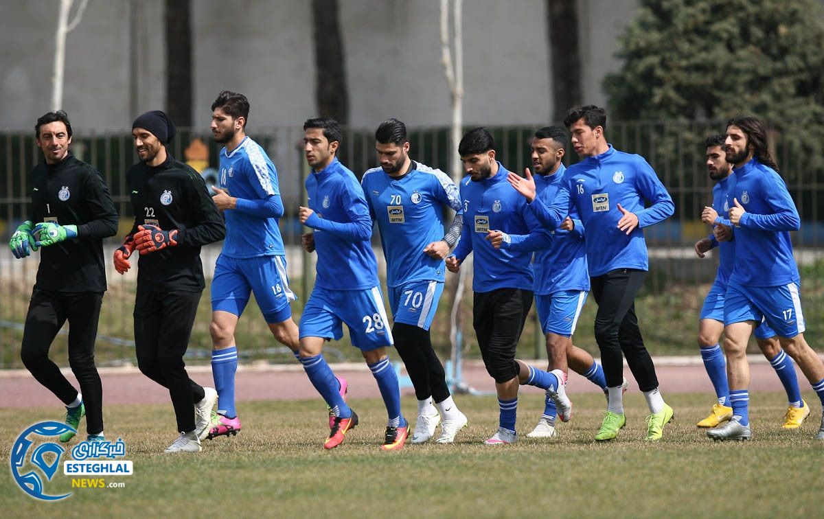 تمرین استقلال 18 اسفند ماه 97 