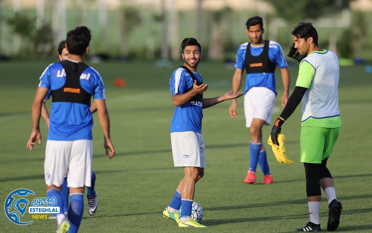 تمرین استقلال در اردوی ارمنستان