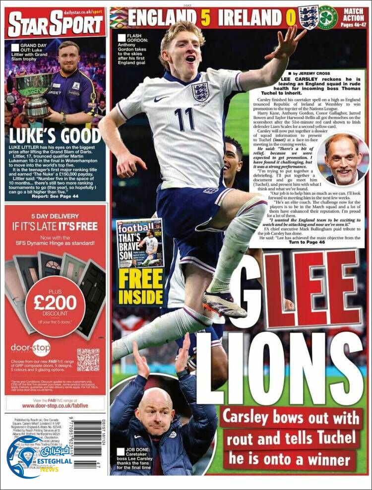 روزنامه ورزشی استار اسپورت دوشنبه 28 آبان 1403 