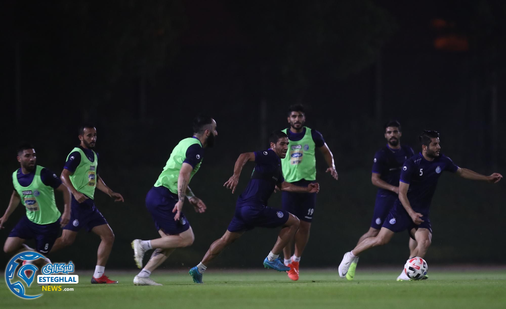 تمرین استقلال در دوحه