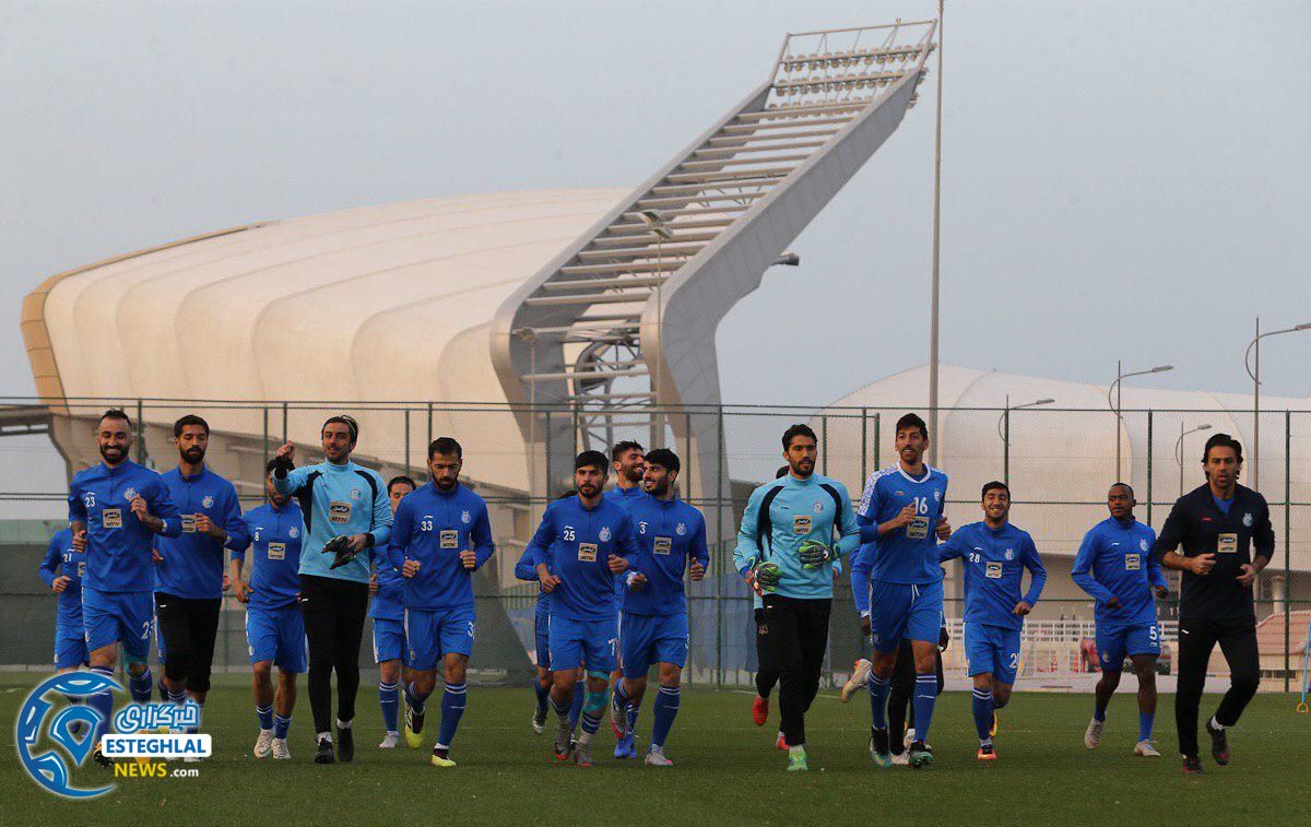 تمرین استقلال 12 اسفند ماه 97 دوحه قطر