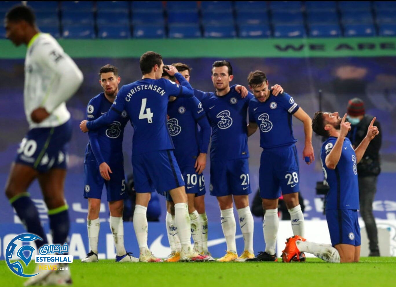 چلسی 1-1 استون ویلا