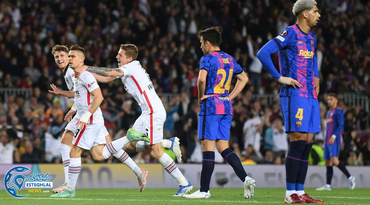 بارسلونا 2-3 فرانکفورت 