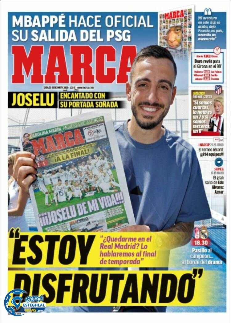 روزنامه ورزشی مارکا شنبه 22 اردیبهشت 1403 