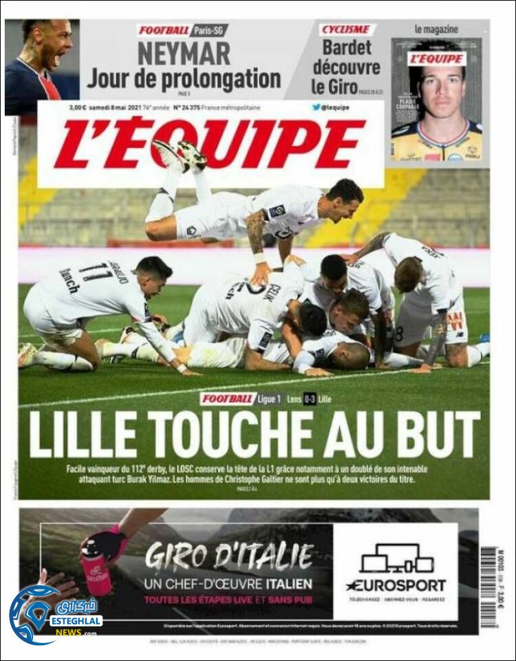 روزنامه ورزشی اکیپ شنبه 18 اردیبهشت 1400