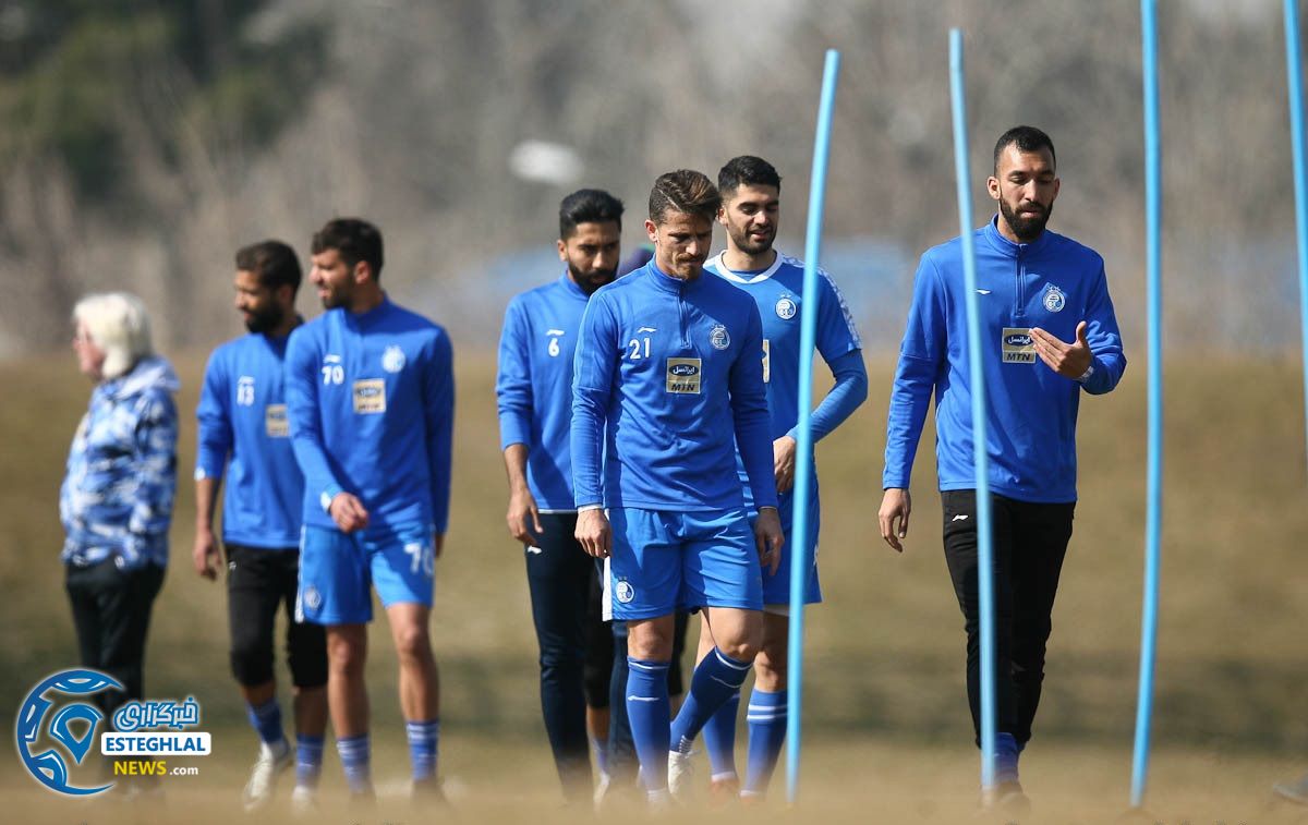 تمرین استقلال 25 بهمن ماه 97