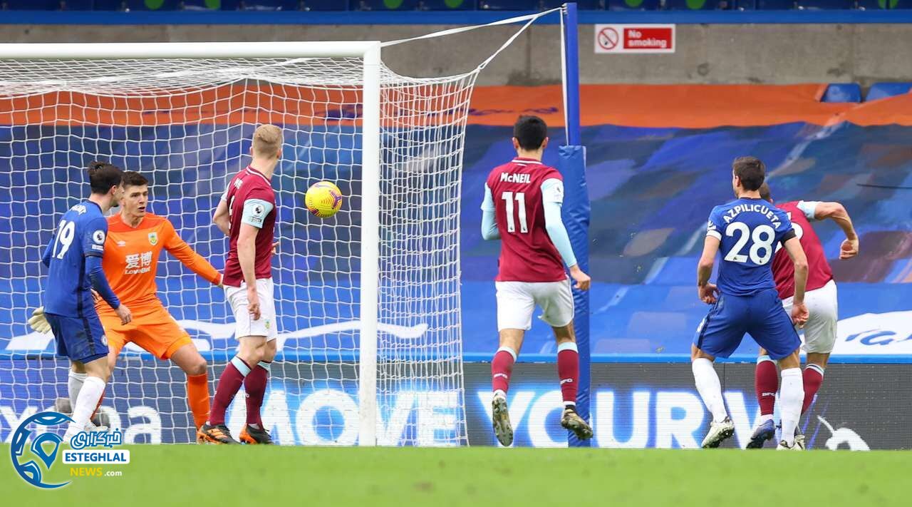 چلسی 2-0 برنلی