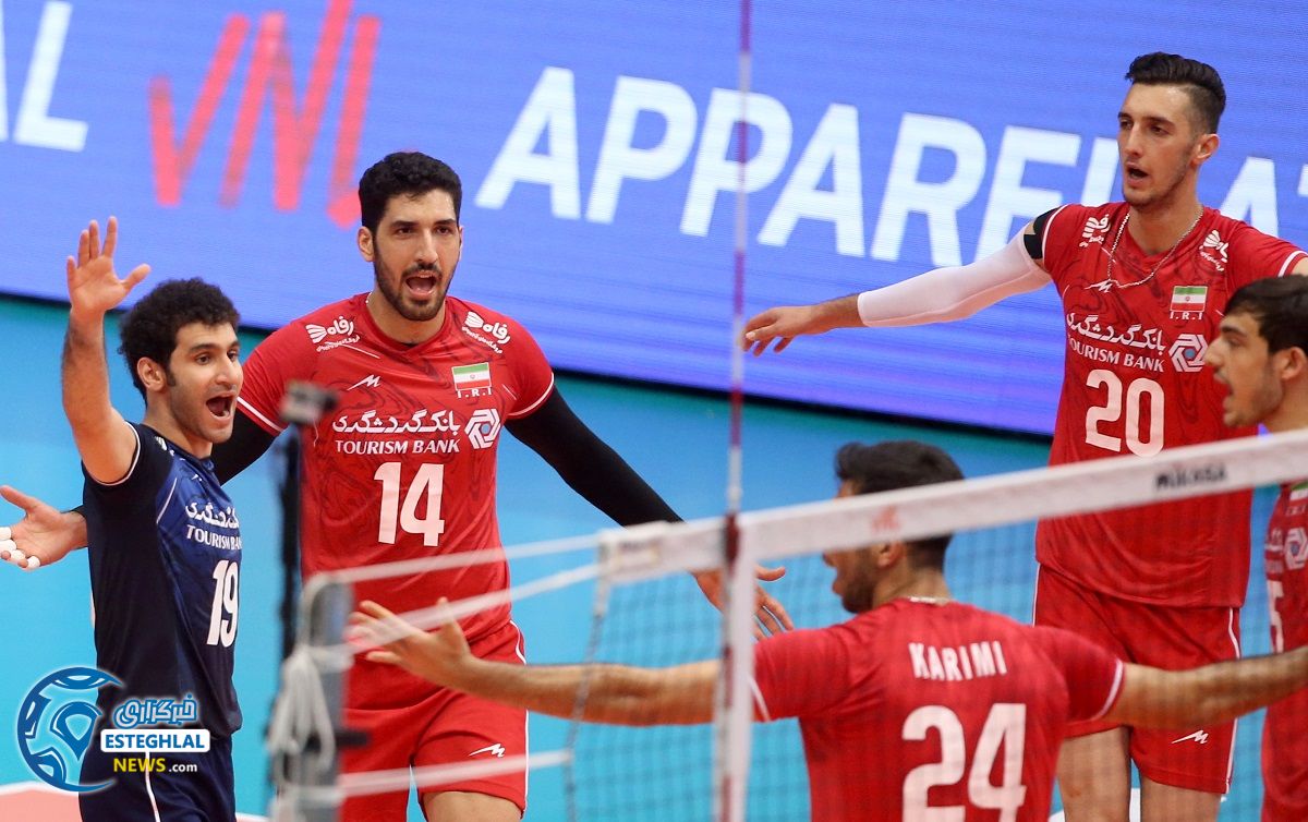 دیدار تیم های ملی والیبال بلغارستان و ایران