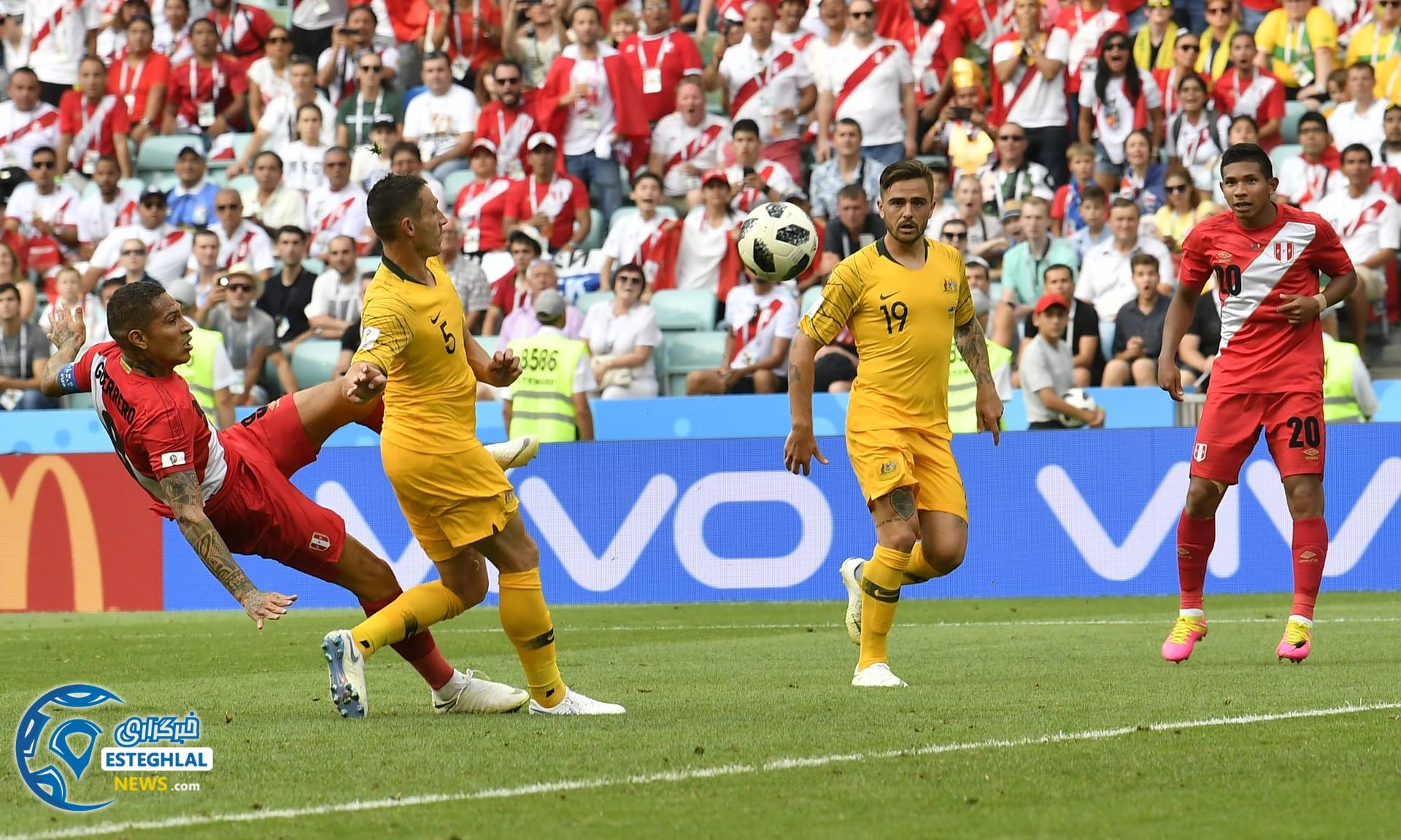 دیدار استرالیا و پرو