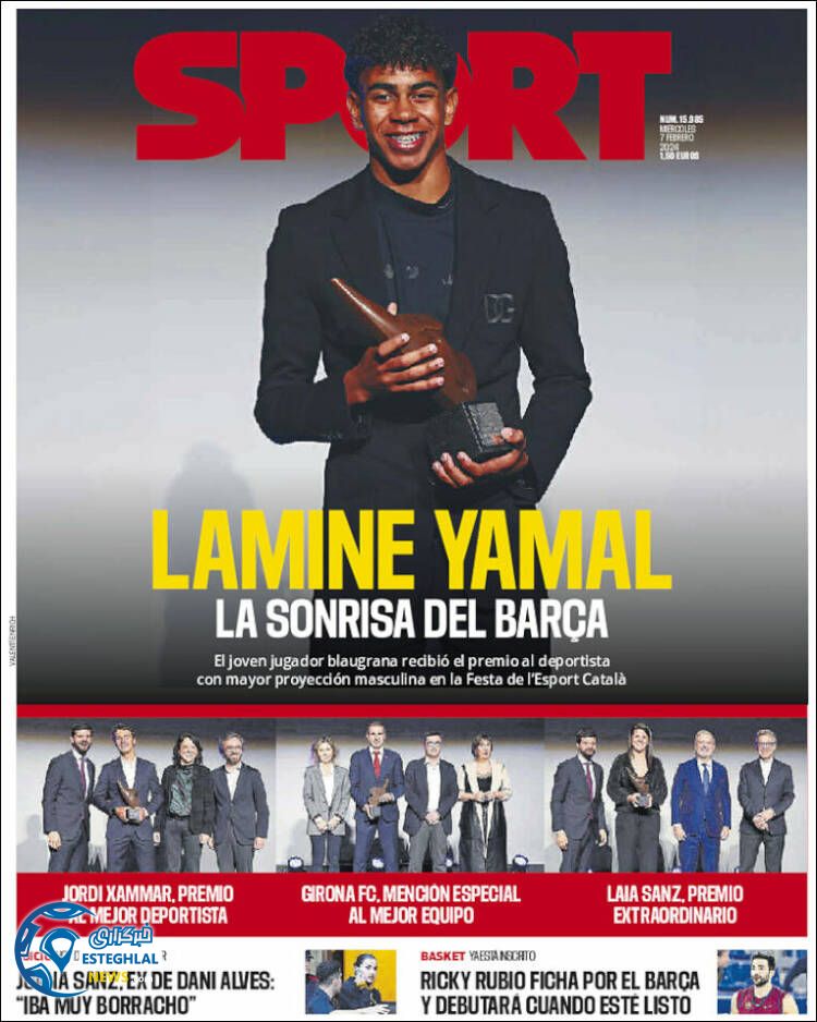 روزنامه ورزشی  اسپورت چهارشنبه 18 بهمن 1402 