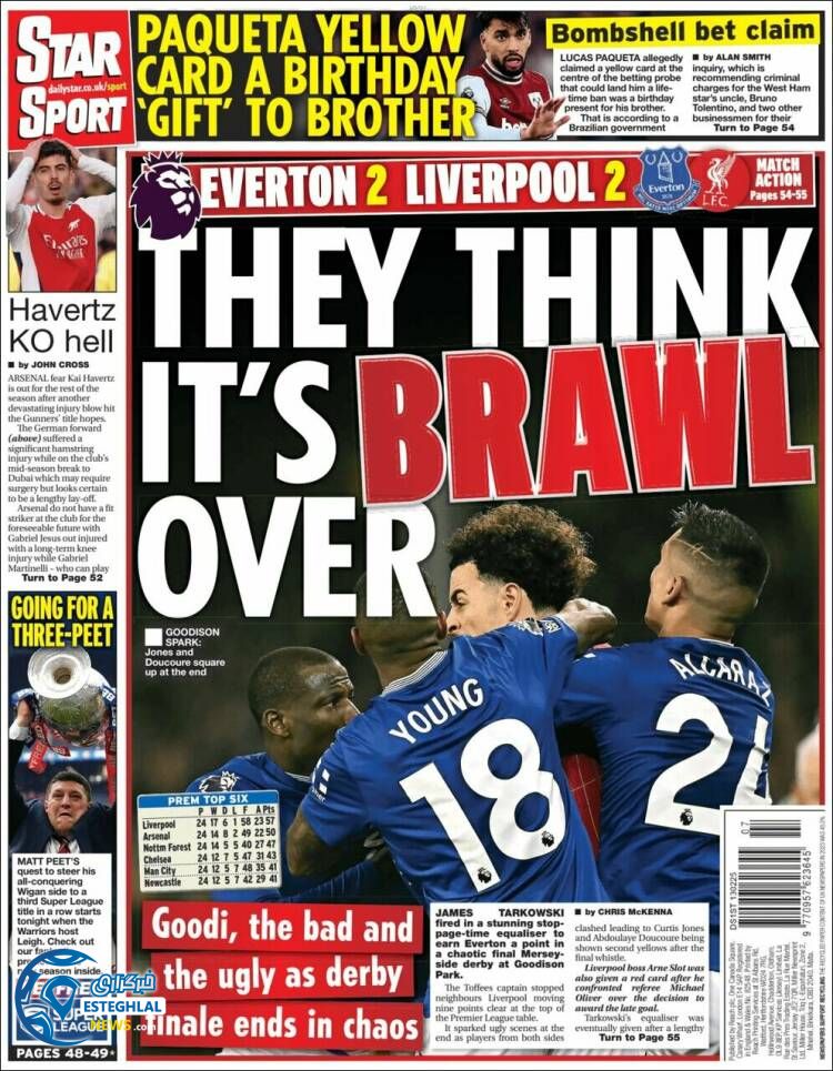 روزنامه  ورزشی استار اسپورت پنجشنبه 25 بهمن 1403 