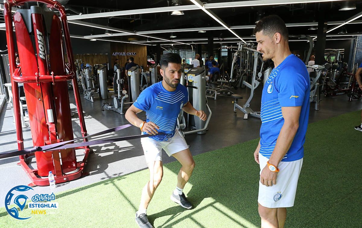 تمرین وزنه استقلال