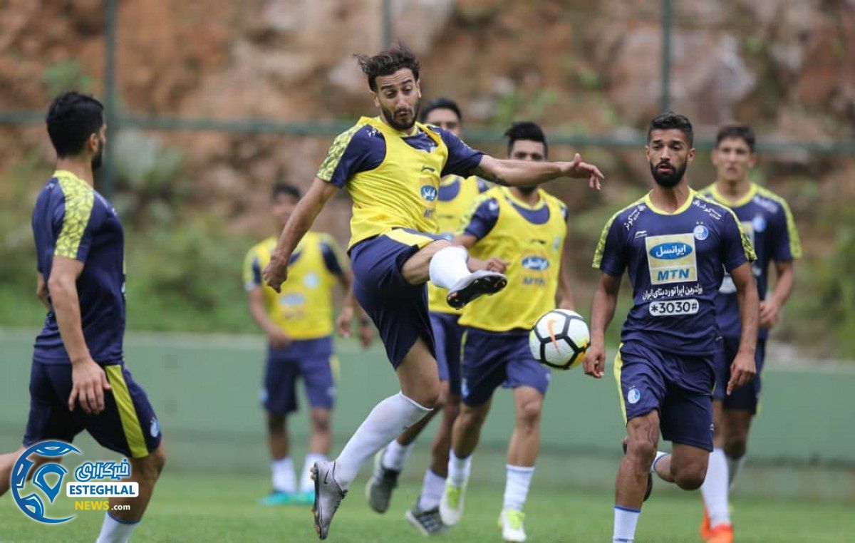 تمرین استقلال چهارشنبه 20 تیر 1397