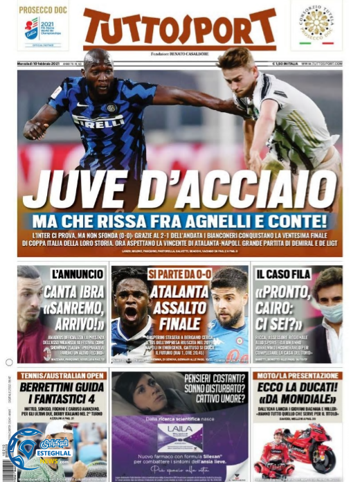 روزنامه ورزشی توتو اسپورت چهارشنبه 22 بهمن 1399