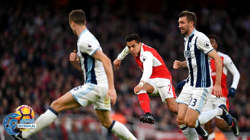 دیدار آرسنال و وست بروموویچ هفته 18 لیگ برتر انگلیس