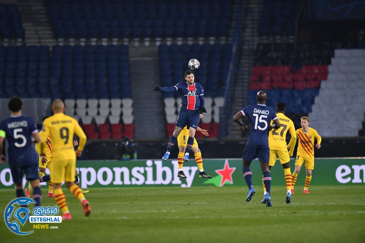 پاری سن ژرمن 1-1 بارسلونا