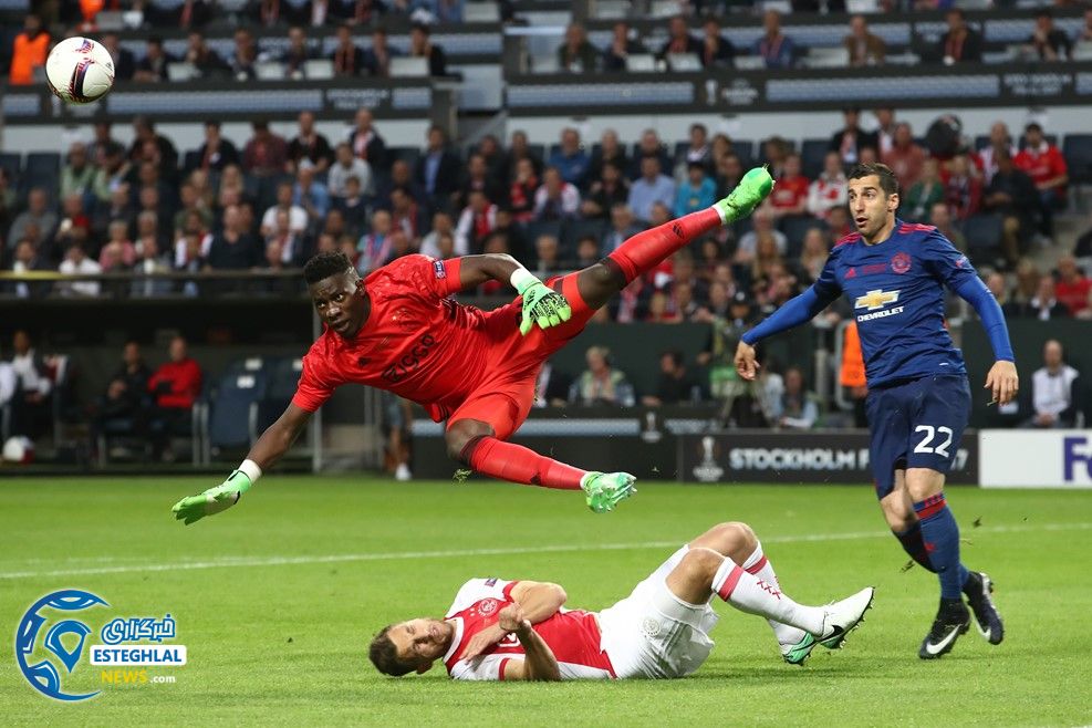 فینال یورو لیگ بازی آژاکس و منچستر