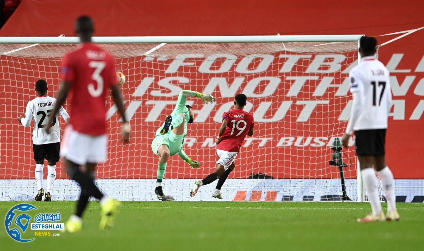 منچستریونایتد 1-1 آث میلان