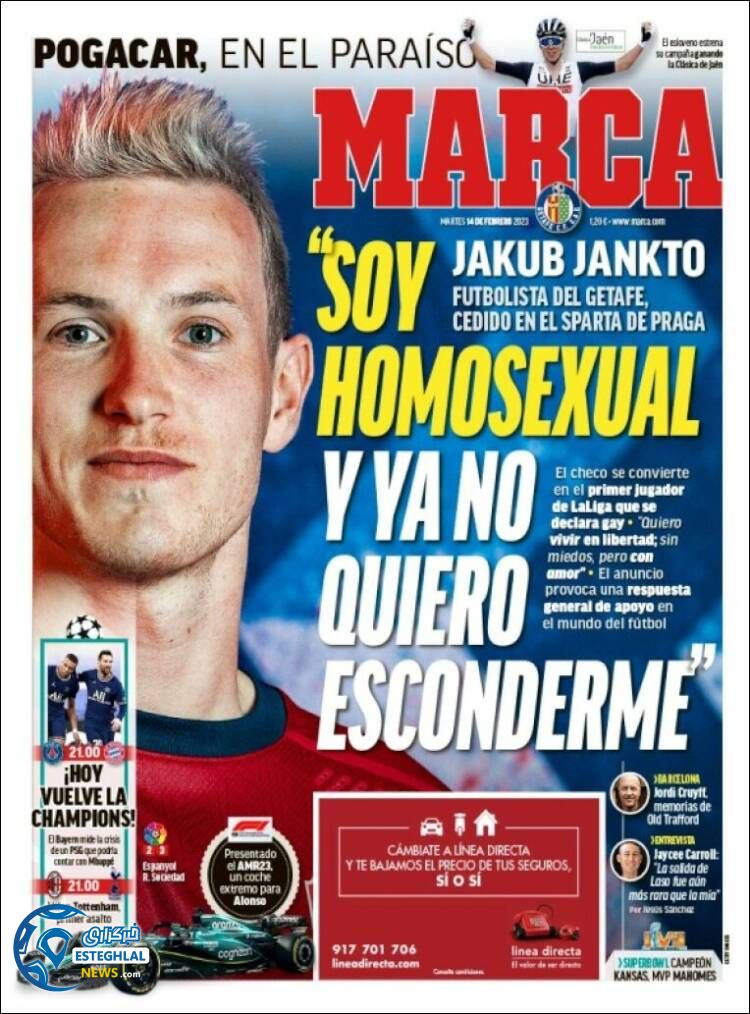 روزنامه  ورزشی مارکا سه شنبه 25 بهمن 1401 