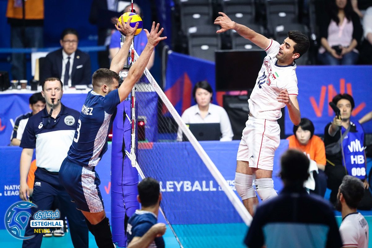 دیدار تیم ملی والیبال آرژانتین و ایران