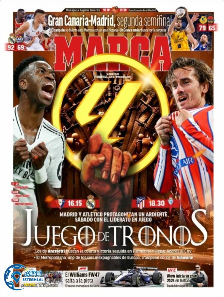 روزنامه  ورزشی مارکا شنبه 27 بهمن 1403 