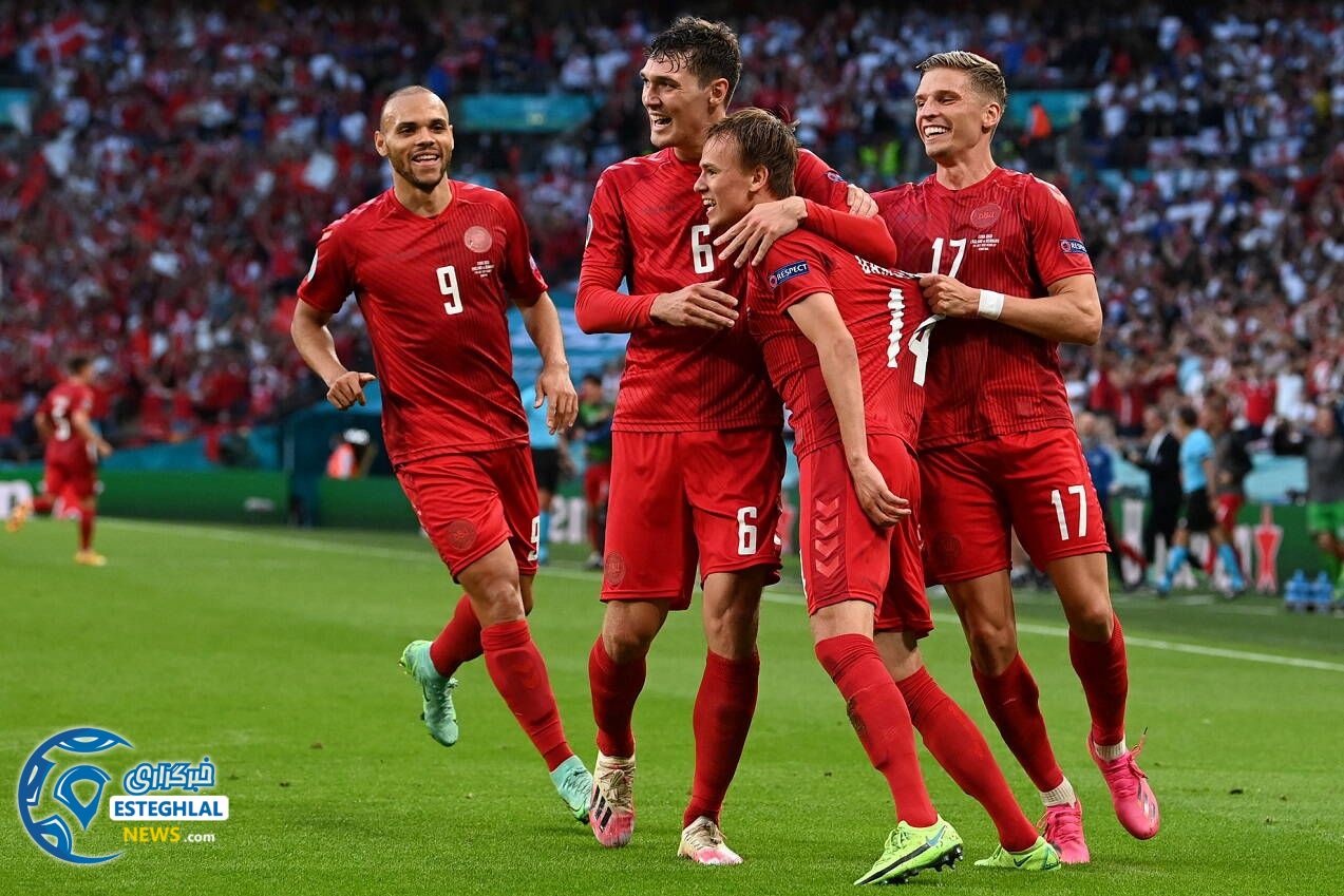 انگلیس 2-1 دانمارک
