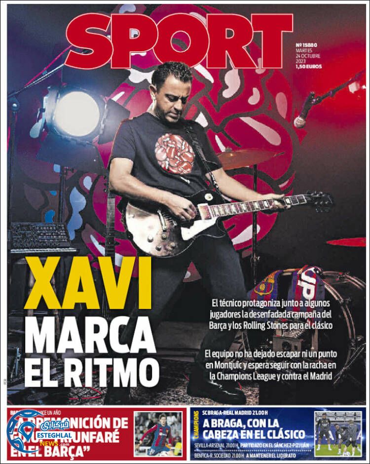 روزنامه ورزشی اسپورت سه شنبه 2 آبان 1402 