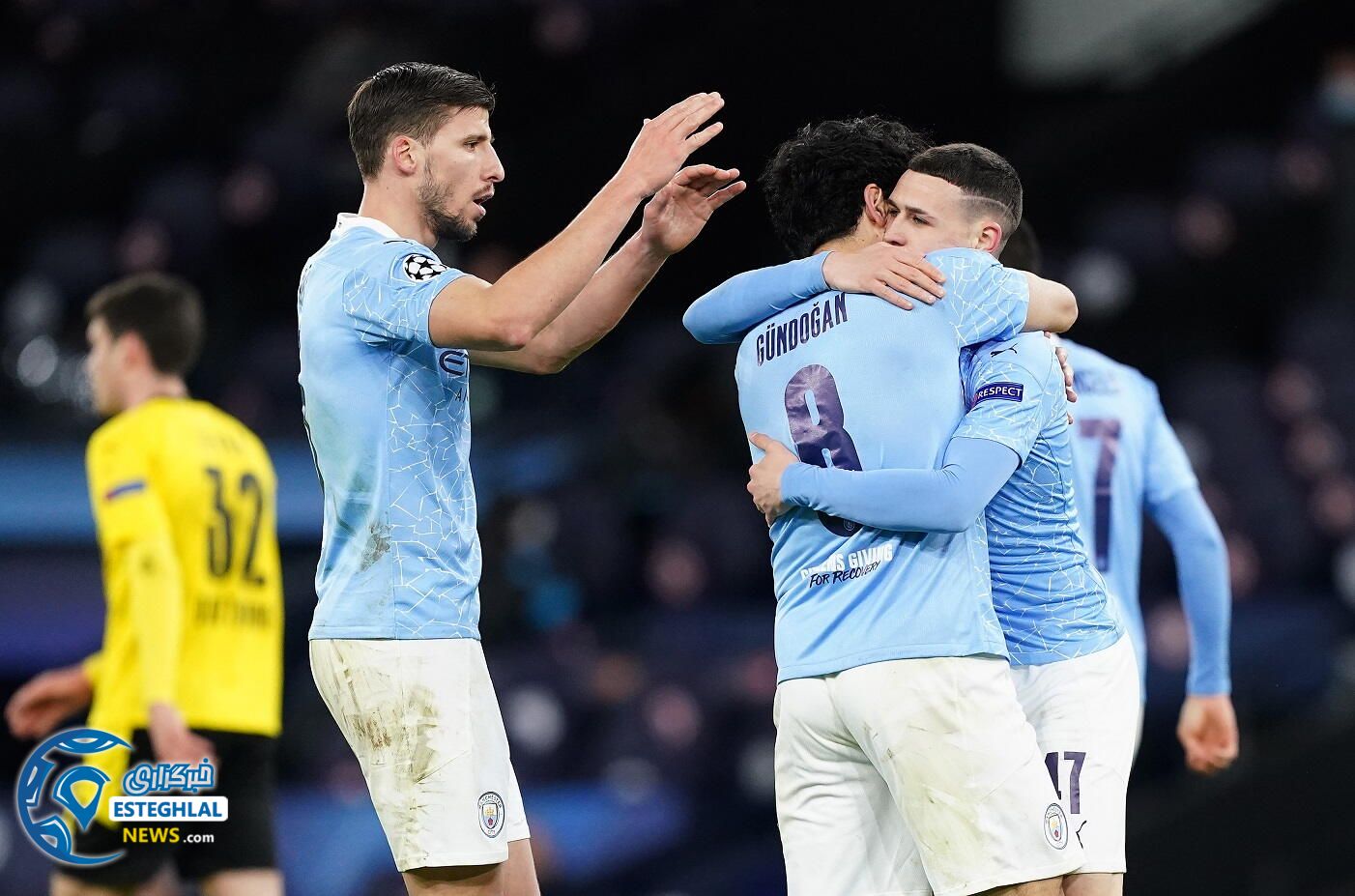 منچسترسیتی 2-1 دورتموند