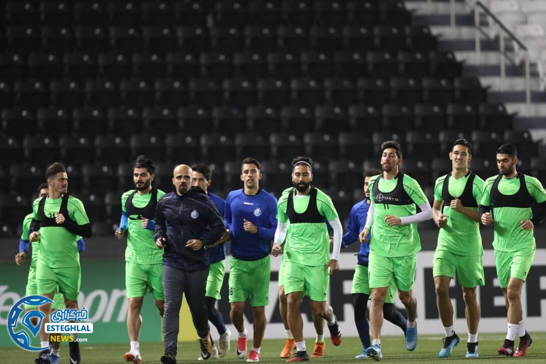 تمرین استقلال در دوحه