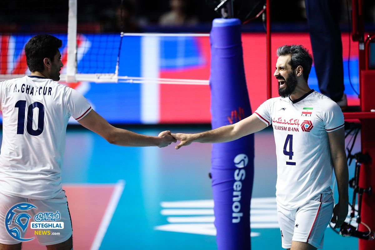 دیدار تیم ملی والیبال آرژانتین و ایران