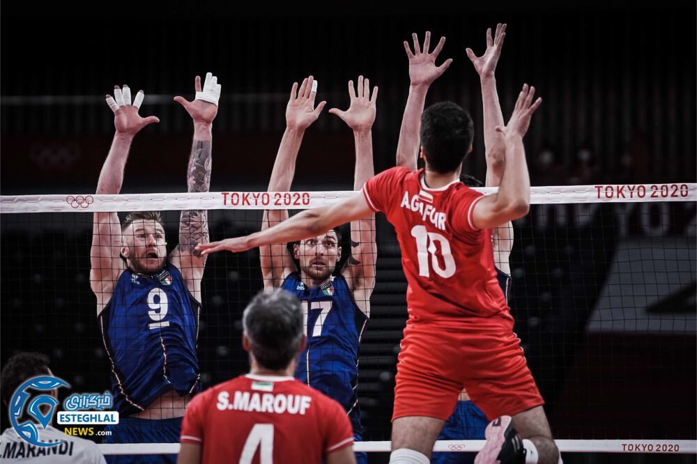 والیبال ایران و ایتالیا