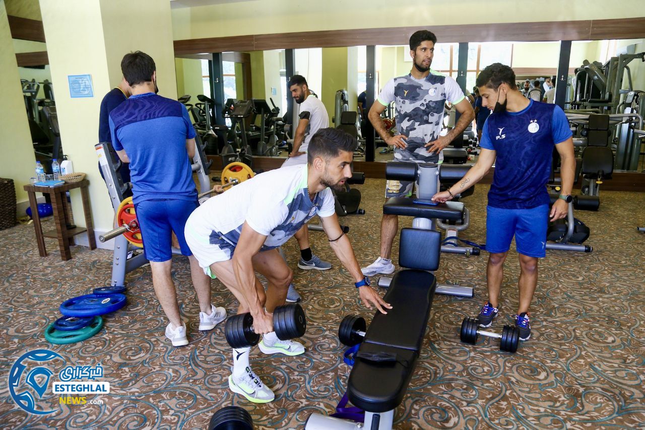 تمرین وزنه استقلال