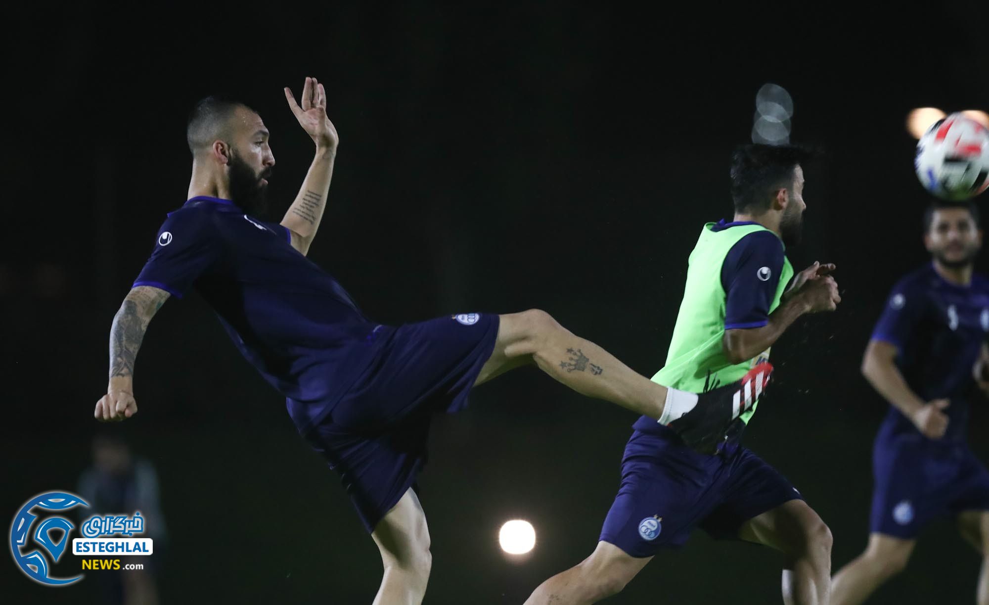 تمرین استقلال در دوحه