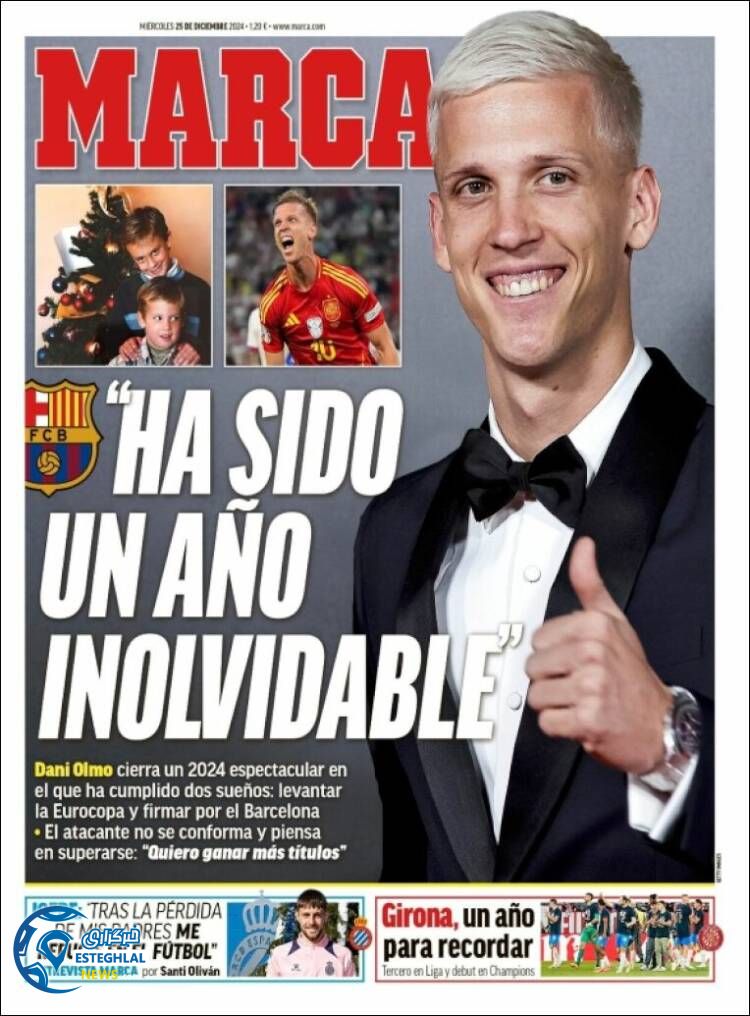 روزنامه ورزشی مارکا چهارشنبه 5 دی 1403  