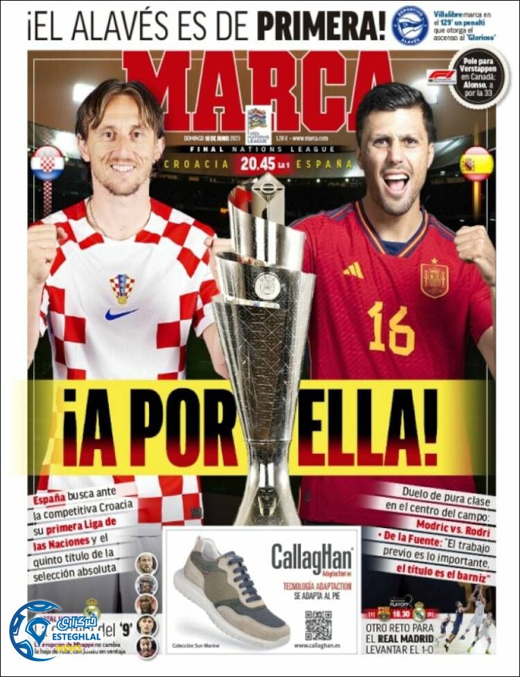 روزنامه ورزشی مارکا یکشنبه 28 خرداد 1402 