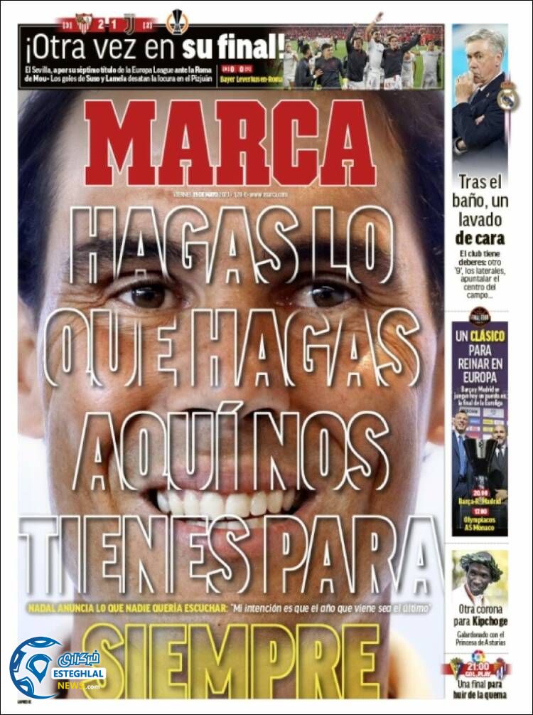 روزنامه مارکا جمعه 29 اردیبهشت 1402 