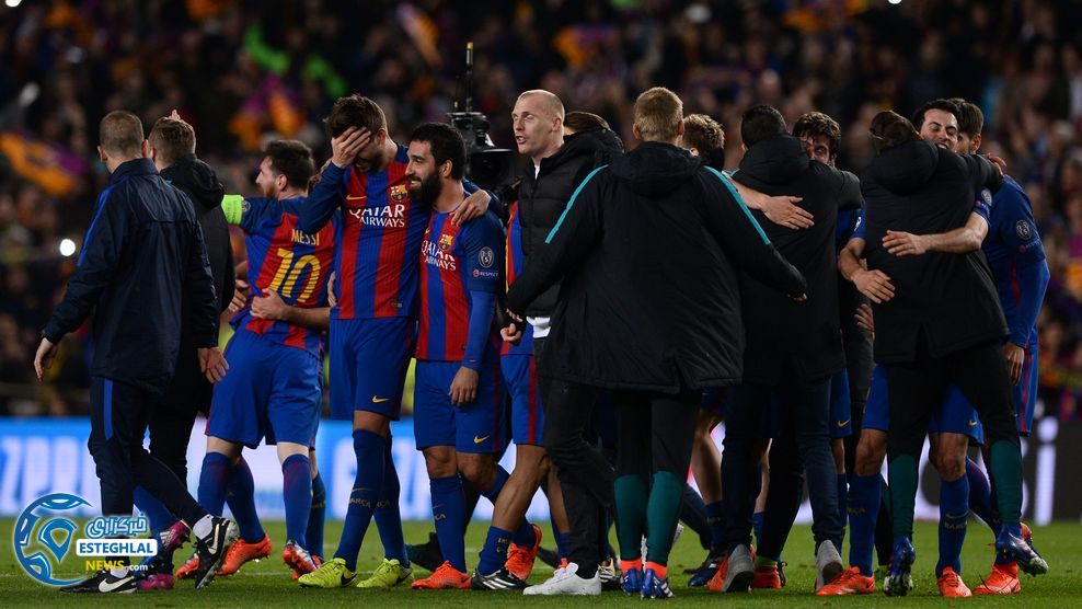 لیگ قهرمانان اروپا دیدار بارسلونا و پاری سن ژرمن