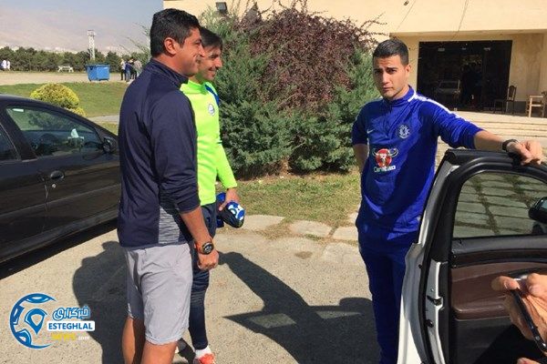 حواشی پس ازتمرین استقلال