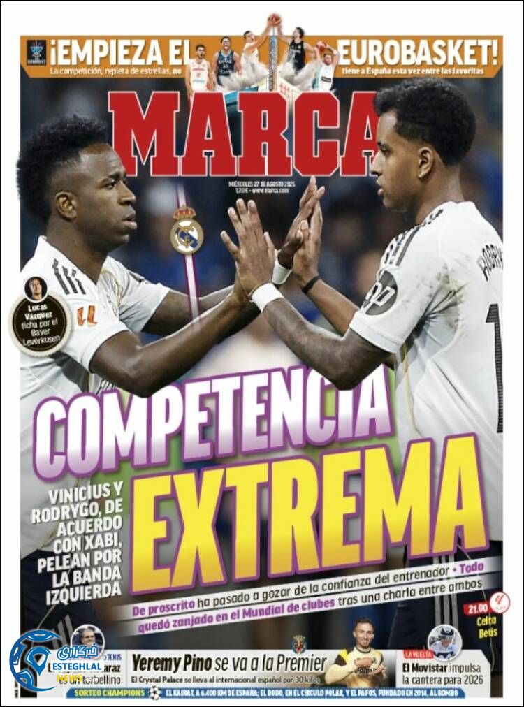 روزنامه  ورزشی مارکا  چهارشنبه 5 شهریور 1404 