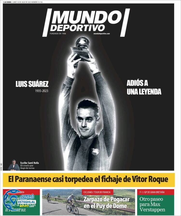 روزنامه ورزشی موندو دپورتیوو دوشنبه 19 تیر 1402 