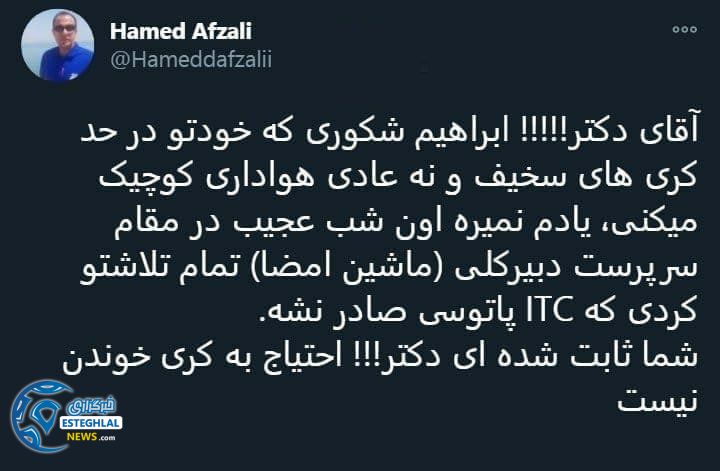 حامد افاضلی