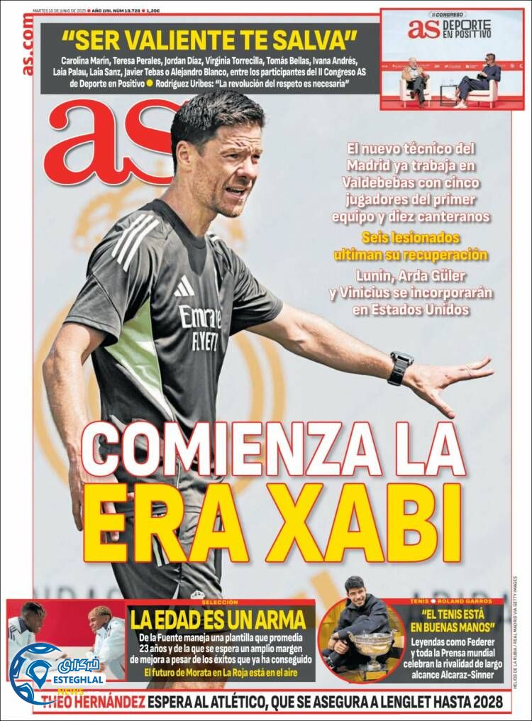 روزنامه ورزشی آ اس سه شنبه 20 خرداد 1404   