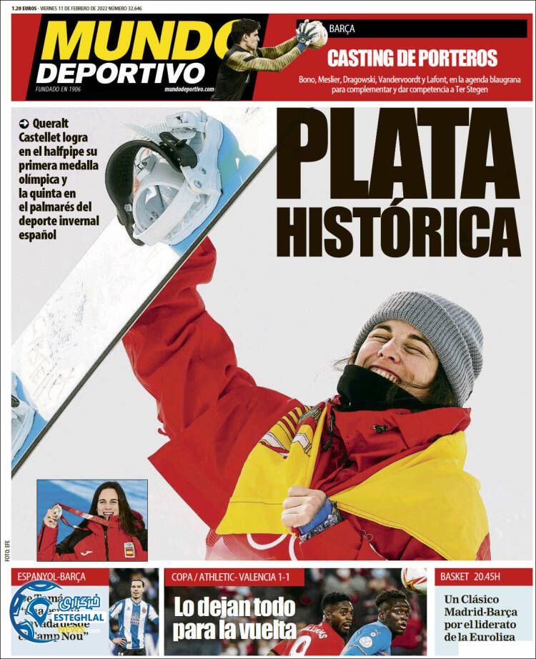 روزنامه ورزشی موندو دپورتیوو جمعه 22 بهمن 1400