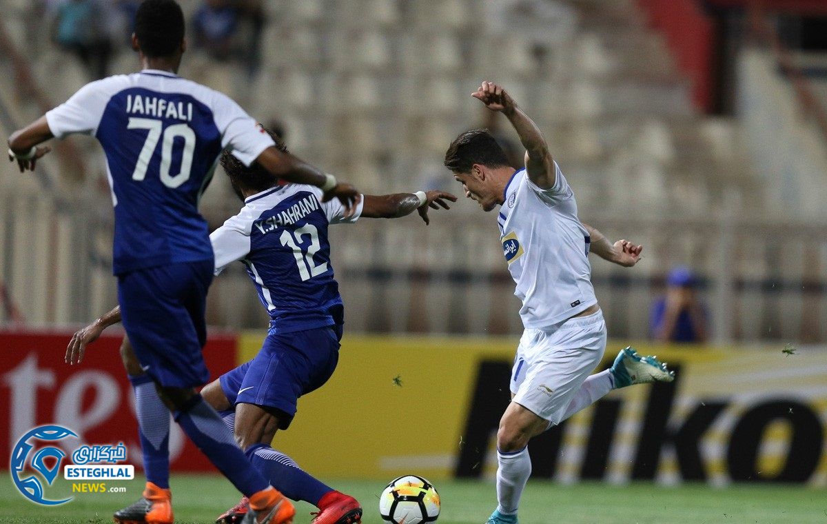 دیدار استقلال و الهلال لحظه گل وریا غفوری