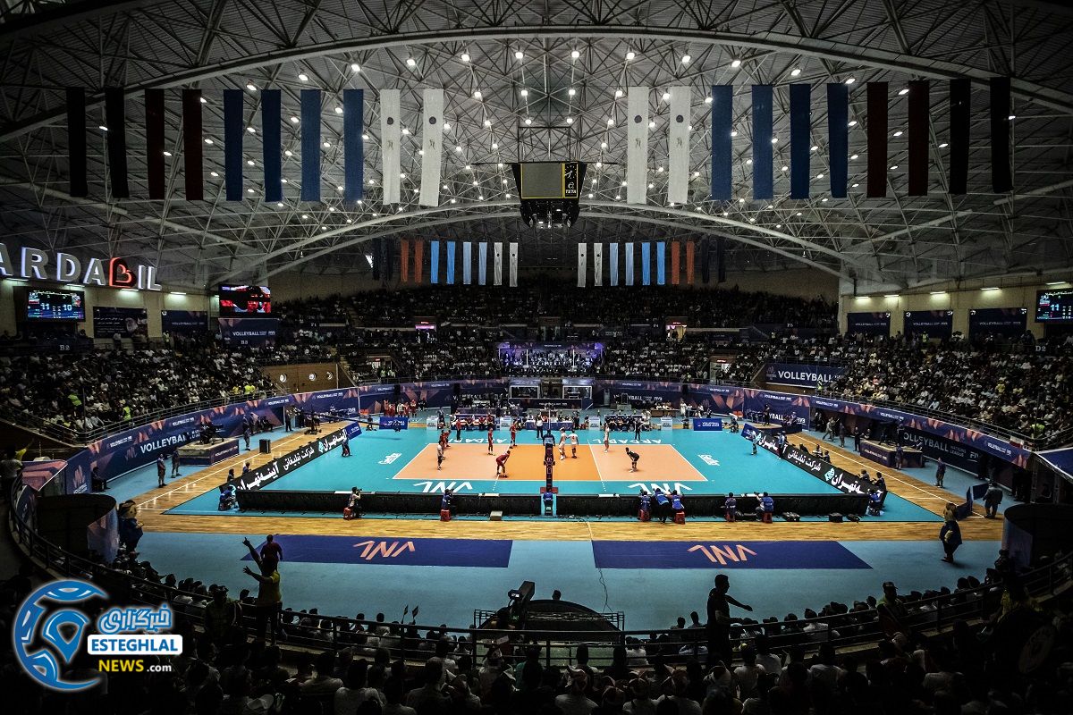 دیدار تیم های ملی والیبال ایران و پرتغال