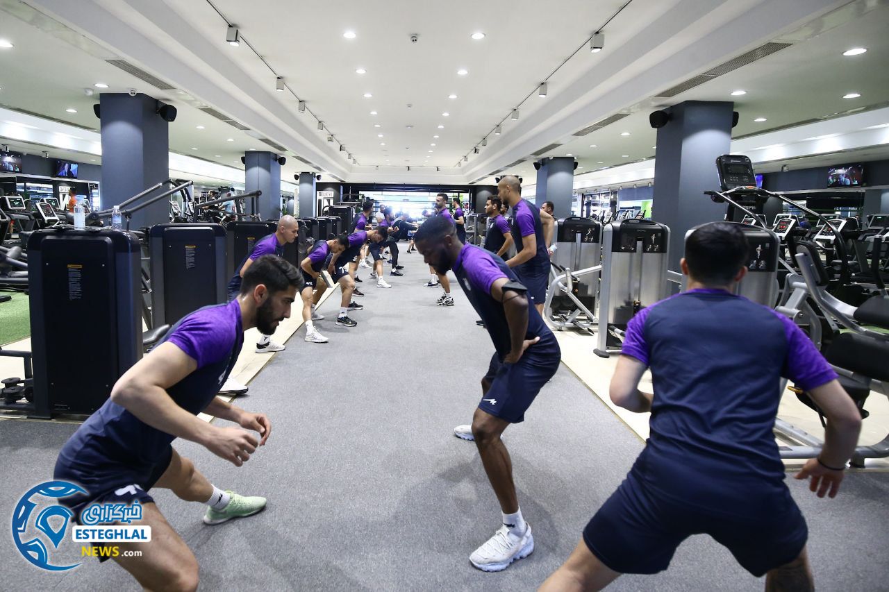 تمرین بدنسازی استقلال