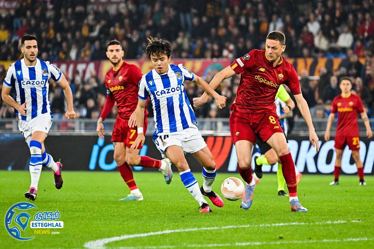 آاس رم 2-0 رئال سوسیداد